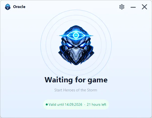 Oracle waiting for the game